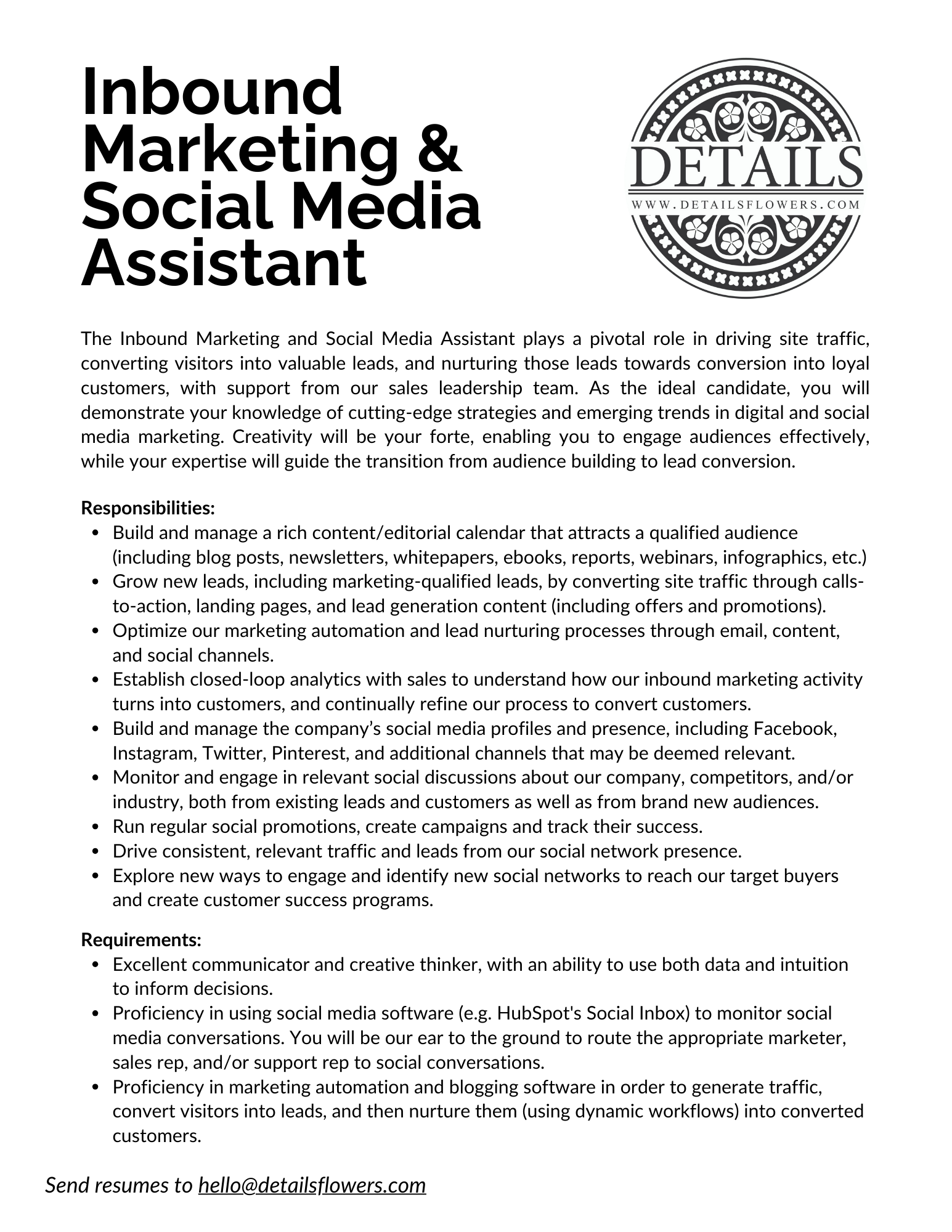 Marketing & Social Media Assistant-1